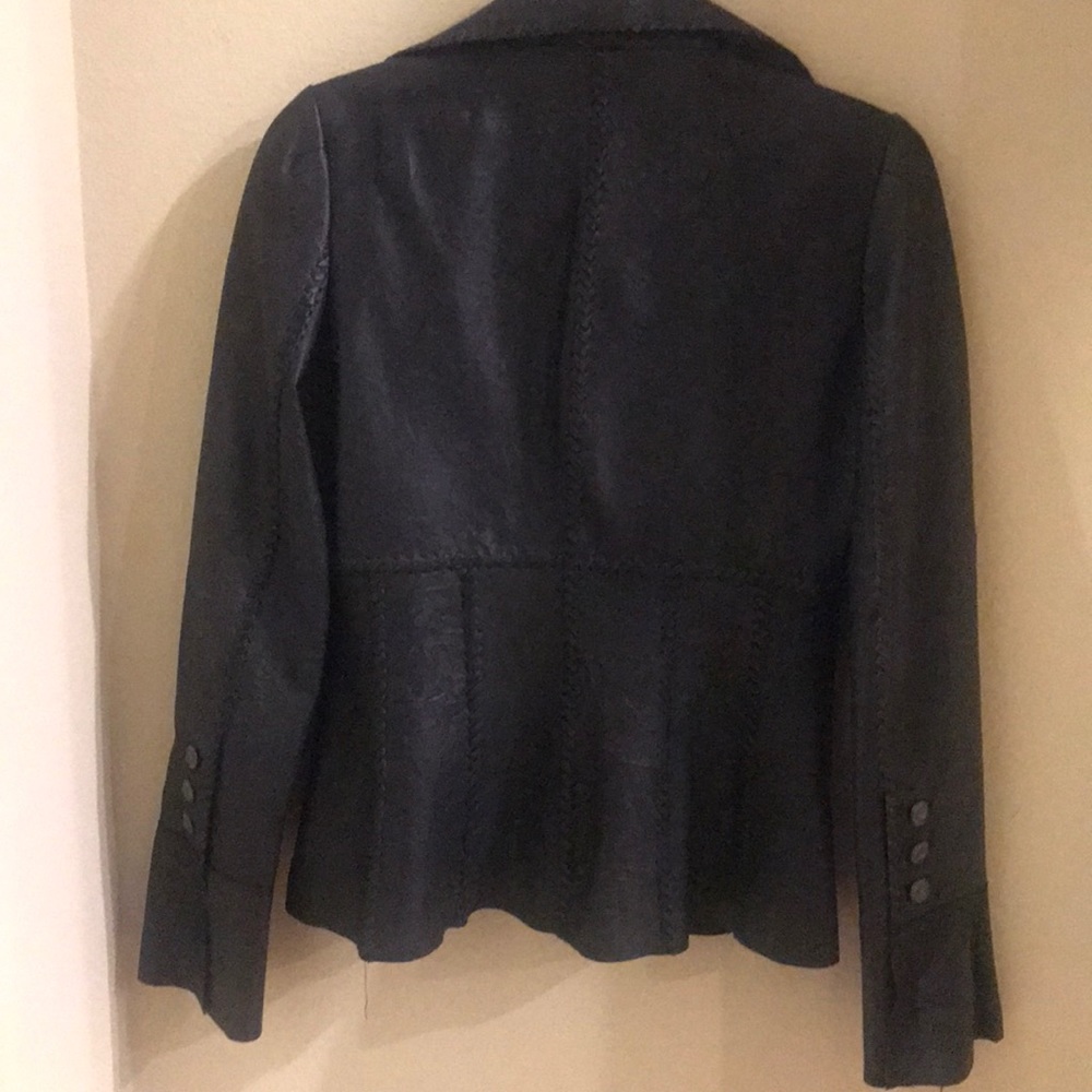 Black Soft Leather Jacket - image 3